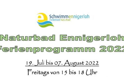Sommerferienprogramm im Naturbad Ennigerloh